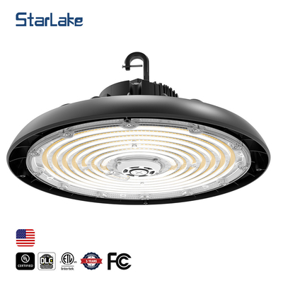 5000K aleación de aluminio LED OVNI Highbay Light 22500lm-36000lm Disminuible 100W-240W 120° haz