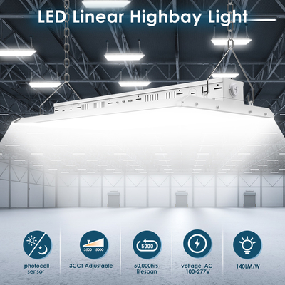 Luz LED lineal con sensor de movimiento 80-400W para almacenes de tiendas y fábricas