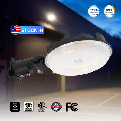 ETL UL Large Crepúsculo al amanecer luz de granero LED con fotocelda 60w 80w 100w 3Power y 3CCT ajustable