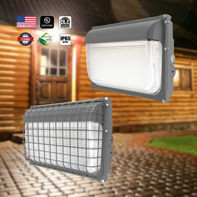 OEM Slim LED Wall Pack Light 30W 40W 60W 80W 120W 3CCT Ajustable IP65 Impermeable para muelles de carga