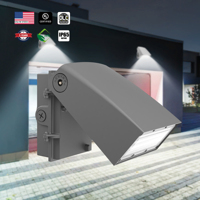 Luz de pared LED UL/DLC con fotocélula 30/40/50K seleccionable 5600lm 11200lm 11200lm ajustable