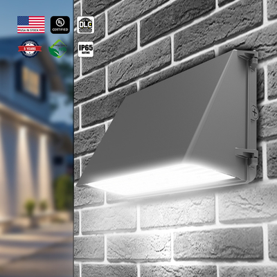 Precio competitivo ajustable impermeable IP65 80W 60W 40W Full Cut Off Street Lámpara de pared exterior Led Wall Pack luz LED