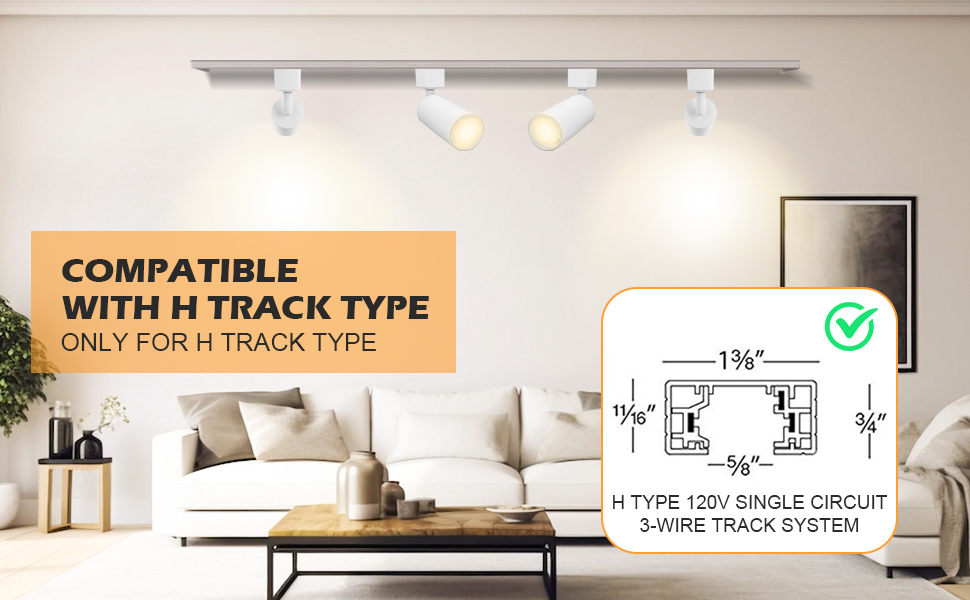 2700K-4000K l&aacute;mparas de luz LED, 110Lm/w IP20 l&aacute;mpara de pista LED 2