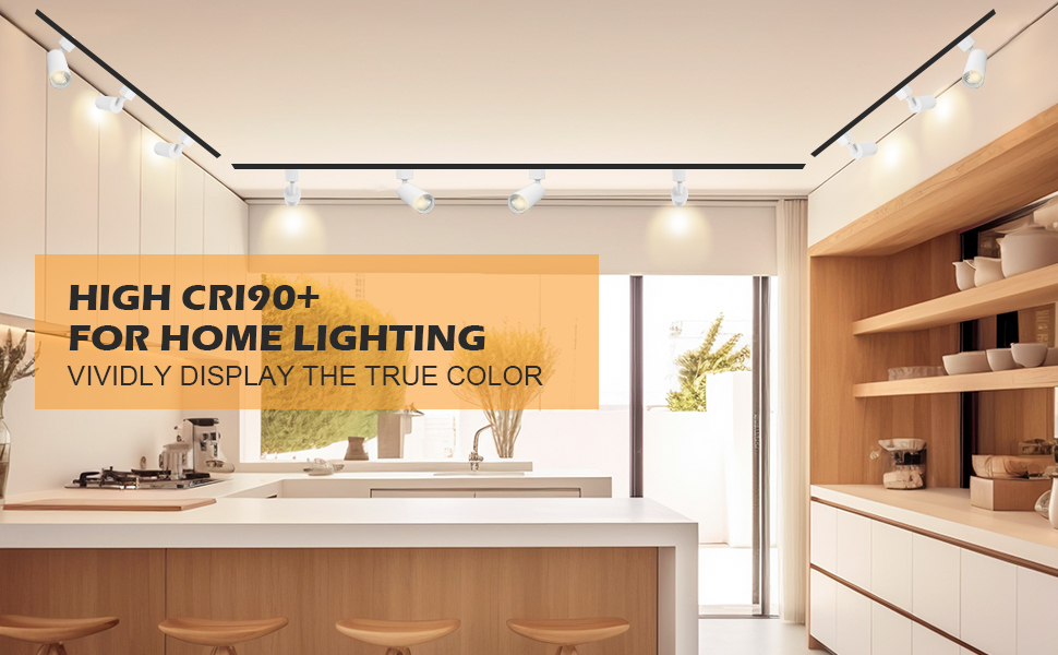 2700K-4000K l&aacute;mparas de luz LED, 110Lm/w IP20 l&aacute;mpara de pista LED 5