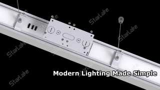 Soluciones modernas de iluminación lineal arquitectónica LED